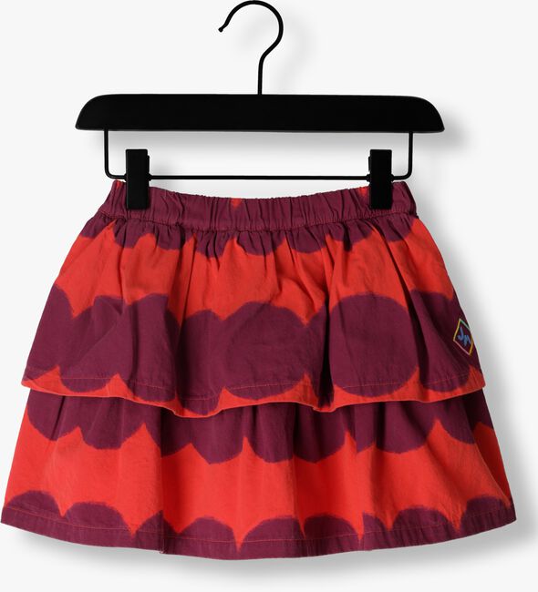 Rote Jelly Mallow Minirock DOT SHORT TIERED SKIRT - large