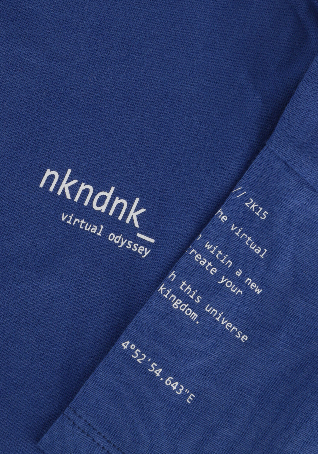 Blaue NIK & NIK T-shirt DIGITAL T-SHIRT - large