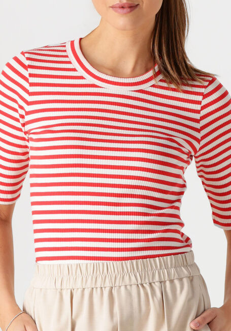 Rote INWEAR Top DAGNAIW STRIPED T-SHIRT - large