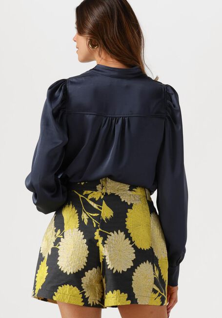 Dunkelblau NEO NOIR Blusen ROSSLYN HEAVY SATEEN BLOUSE - large