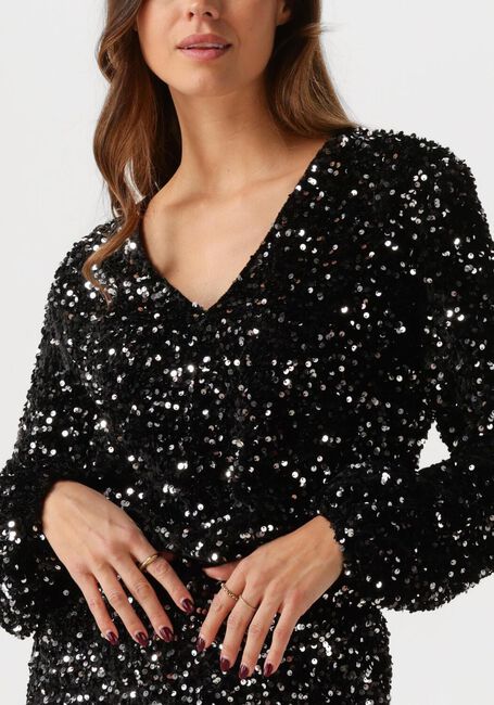 Schwarze AMAYA AMSTERDAM Blusen YARA TOP - large