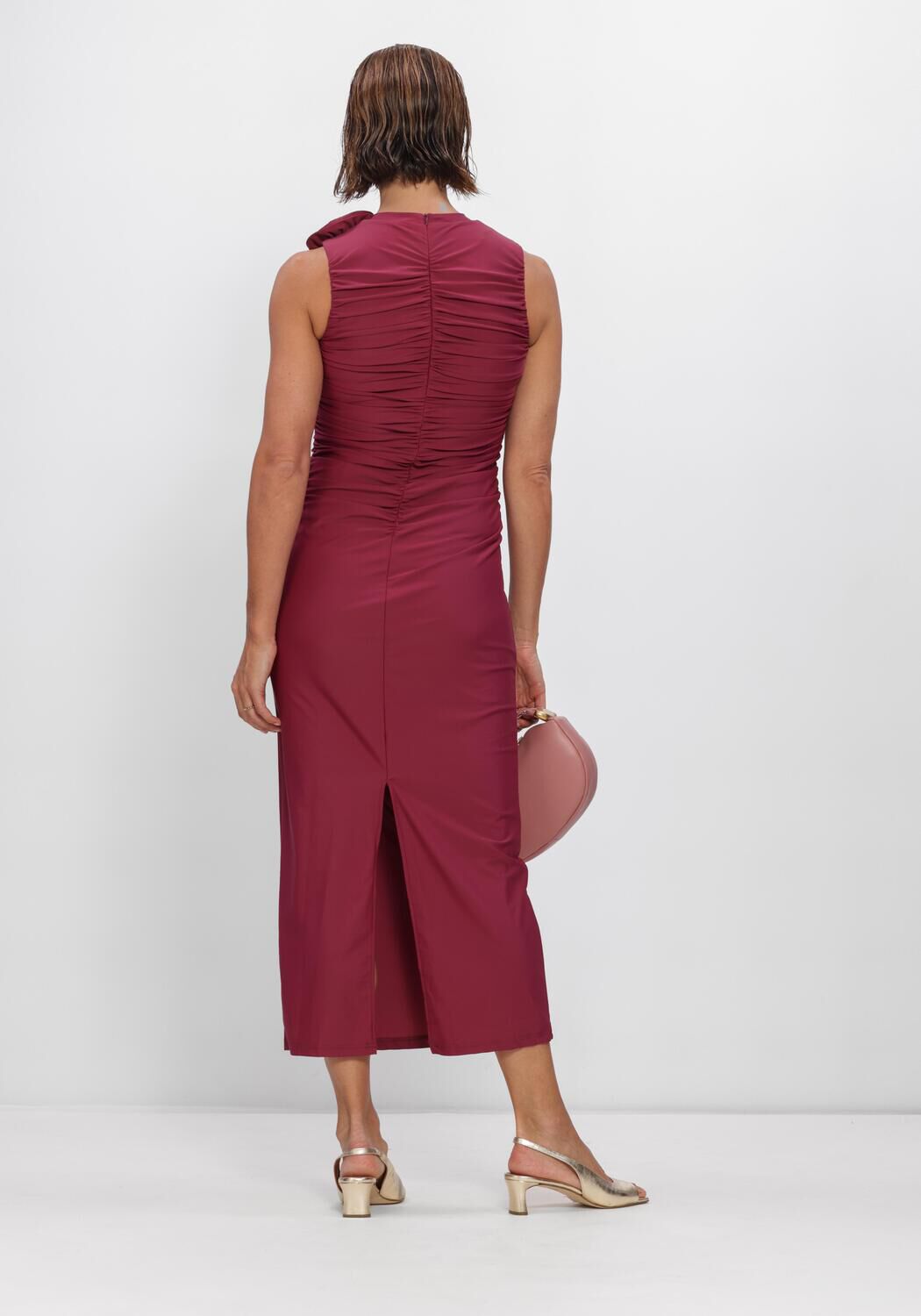 Bordeaux Y.A.S. Kleider YASDONA SL LONG DRESS - large