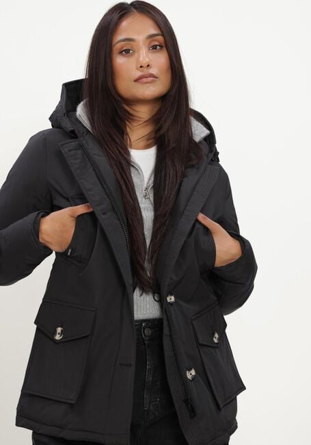 Schwarze AIRFORCE Wattierte Jack 4 POCKET PARKA - large