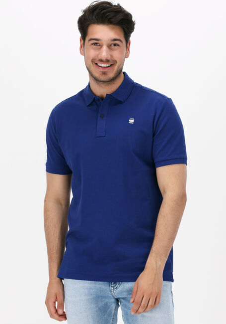 Blaue G-STAR RAW Polo-Shirt DUNDA SLIM POLO S/S - large