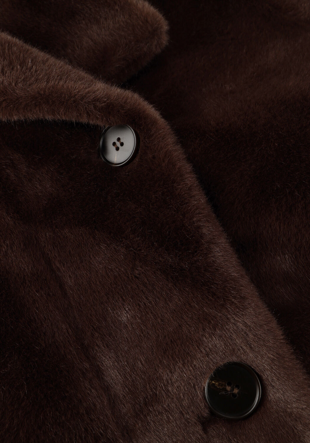 Braune IBANA Fake-Fur-Jack CRISTEL - large