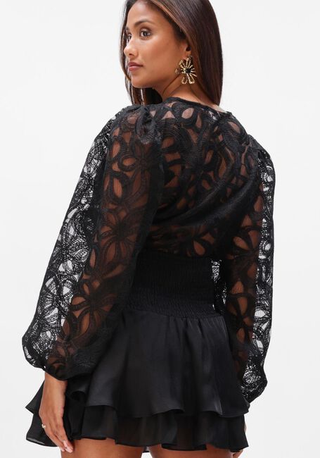 Schwarze OBJECT Blusen OBJROSE L/S RE SHIRT - large