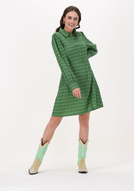 Grüne OBJECT Minikleid KENDRA L/S DRESS - large