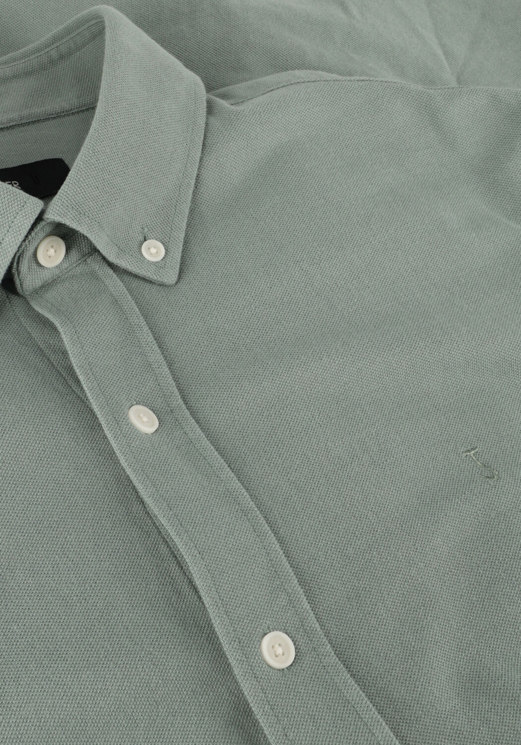 Gr&uuml;ne BUTCHER OF BLUE Overshirt ROBBINS CLEAN PIQUE SHIRT - large