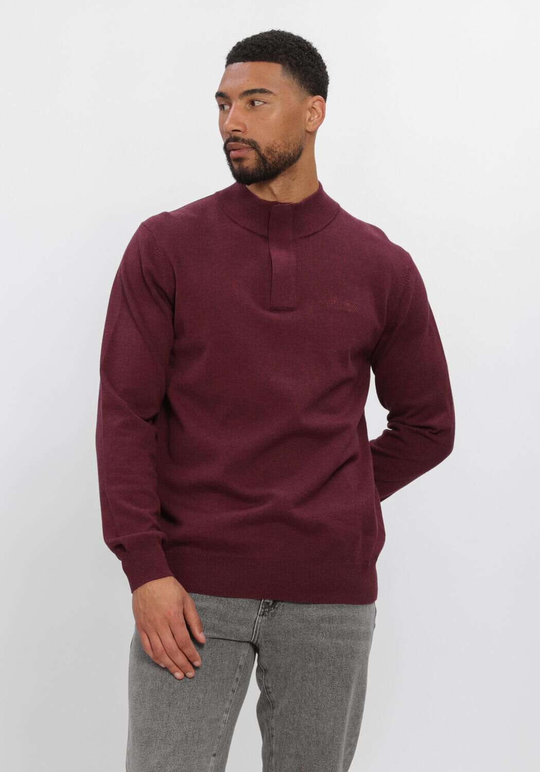 Bordeaux PURE PATH Pullover LIGHT WEIGHT HIDDEN HALF-ZIP - large