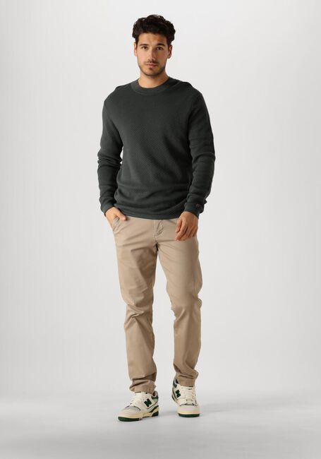 Grüne CAST IRON Pullover MOCK NECK COTTON MODAL - large