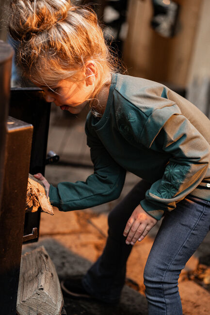 Dunkelgrün KOKO NOKO Sweatshirt Q52956 - large