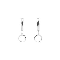 Silberne ATLITW STUDIO Ohrringe SOUVENIR EARRINGS HORN - medium