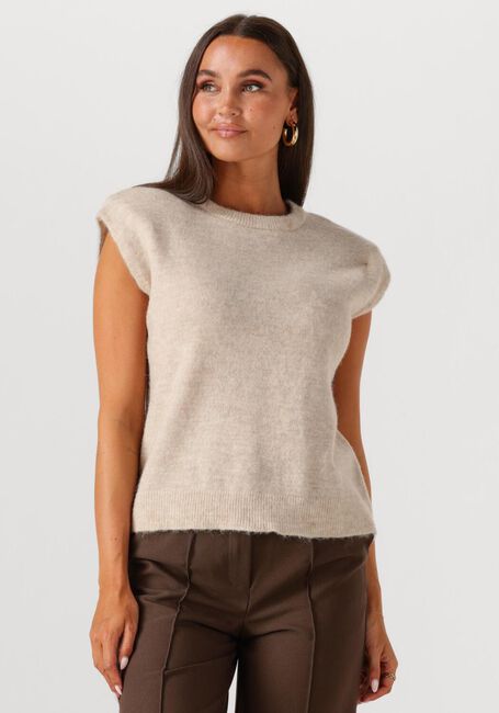 Ecru SELECTED WOMEN Pullover SLFLULU SL KNIT VEST - large