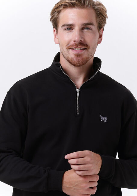 Schwarze WOODBIRD Pullover LASS BLAIN ZIP SWEAT - large