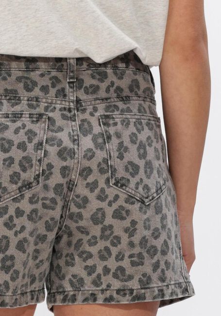 Ecru BY-BAR Kurze Hosen JUNE GREEN CHEETAH SHORT - large