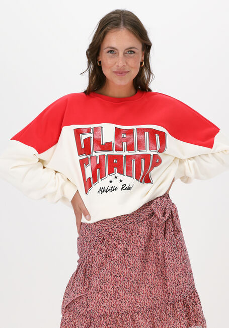 Nicht-gerade weiss COLOURFUL REBEL Sweatshirt GLAM CHAMP COLOURBLOCK DROPSHO - large