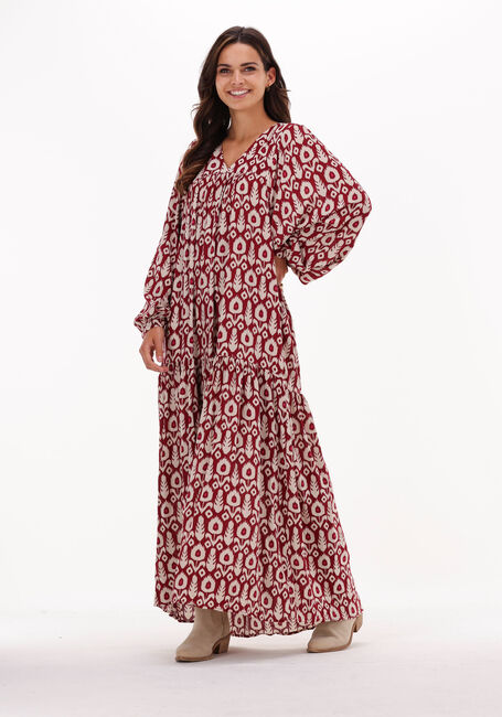 Rote BY-BAR Maxikleid ROSA IKAT DRESS - large