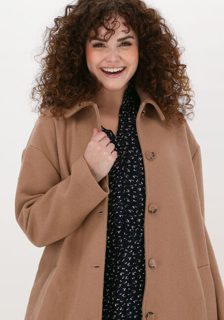 Camelfarbene NEO NOIR Mäntel ANLU COAT - large