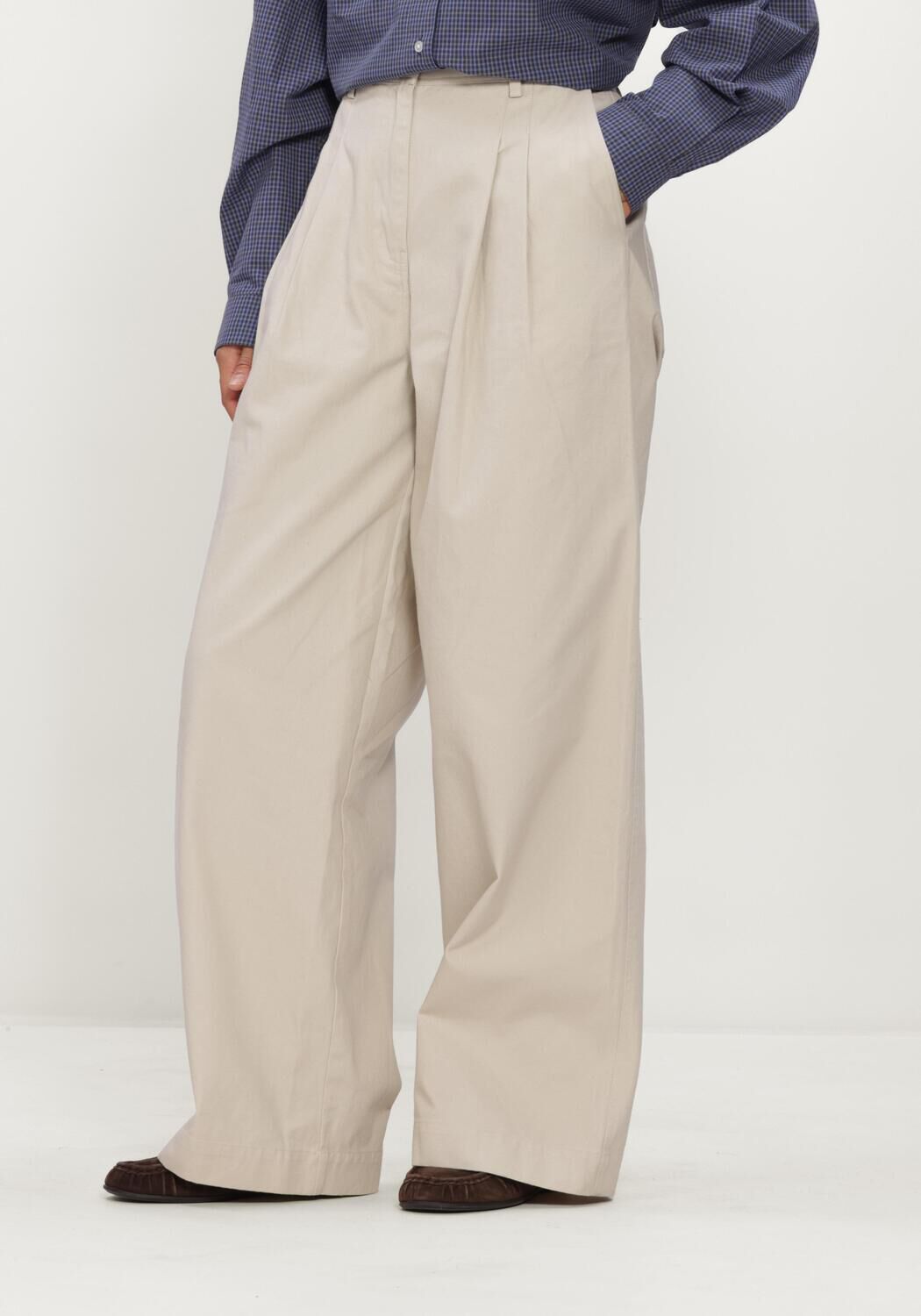 Beige BOII STUDIOS Weite Hose JULIE - large