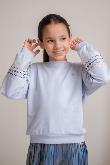Hellblau LIKE FLO Sweatshirt DONNA FLO SWEATER - large