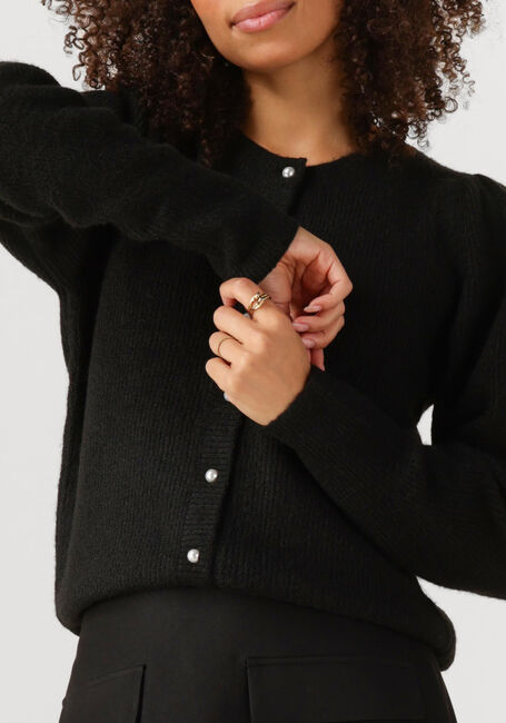 Schwarze NOTRE-V Strickjacke NV-GRACE - large