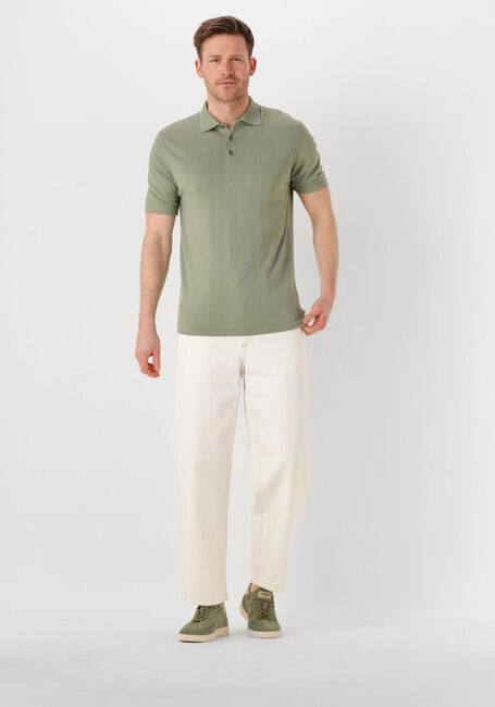 Grüne THE GOODPEOPLE Polo-Shirt PLAN - large