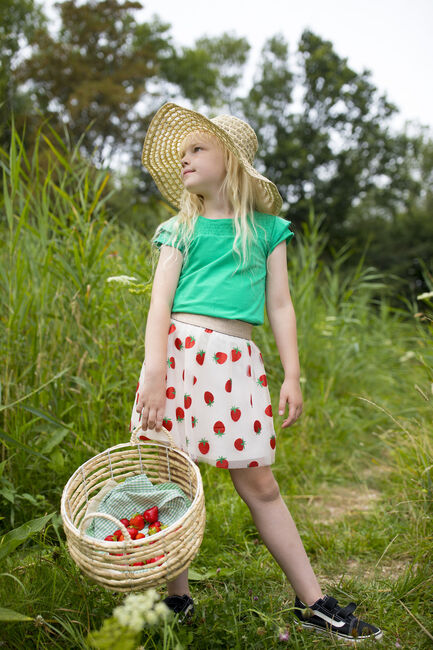 Nicht-gerade weiss MOODSTREET Plisseeröcke TRIPLE LAYER TULLE SKIRT STRAWBERRY - large