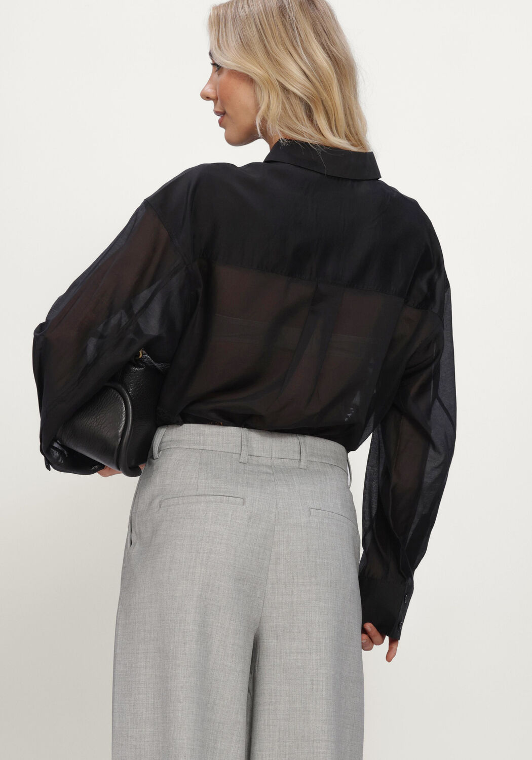 Schwarze COPENHAGEN MUSE Blusen CMDOLLY-SHIRT - large