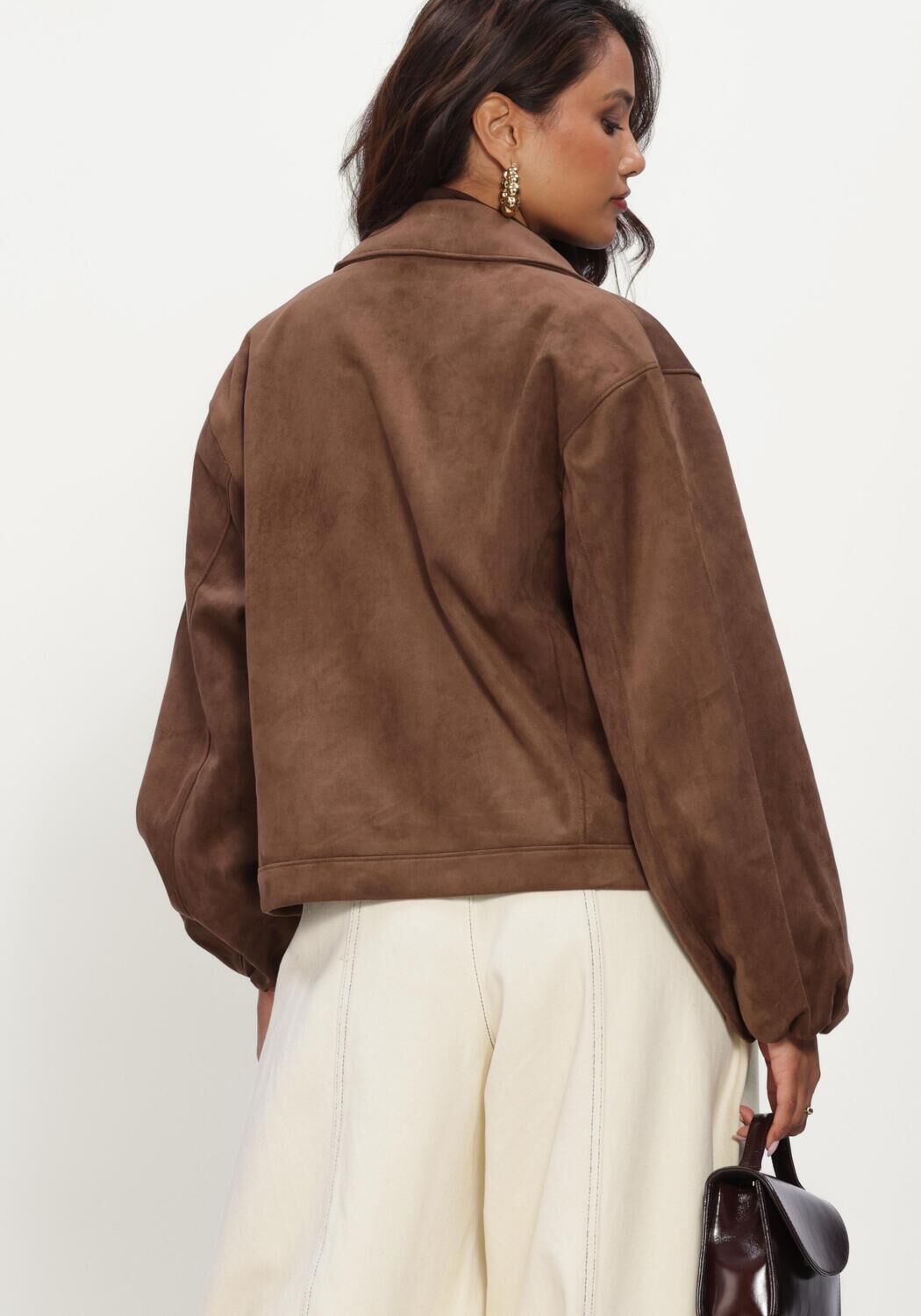 Braune OBJECT Jack OBJDENNA L/S SHORT JACKET NOOS - large