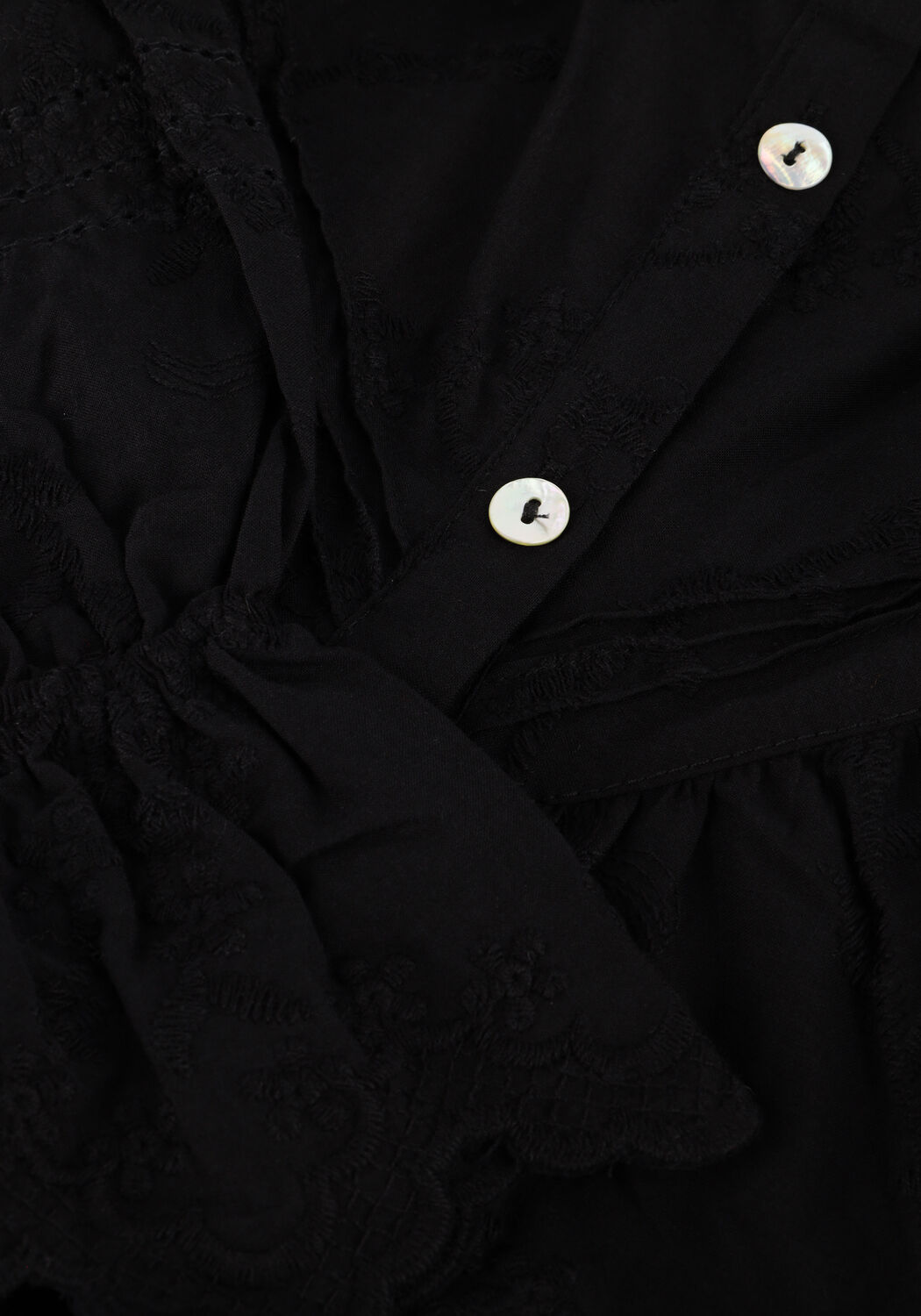 Schwarze AMMEHOELA Blusen MIA - large