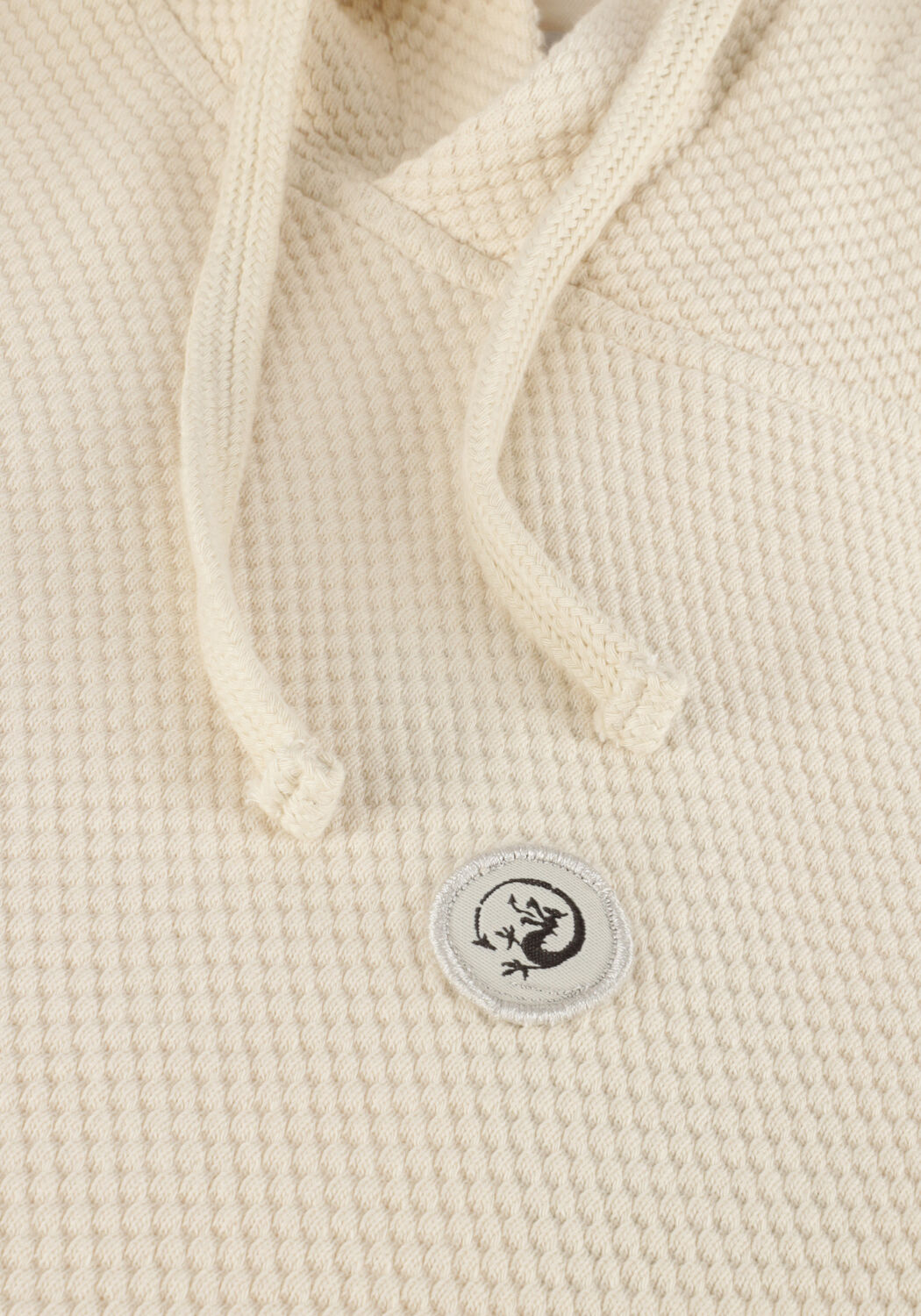 Beige CAST IRON Pullover HOODED REGULAR FIT COTTON STRUCTURE - large