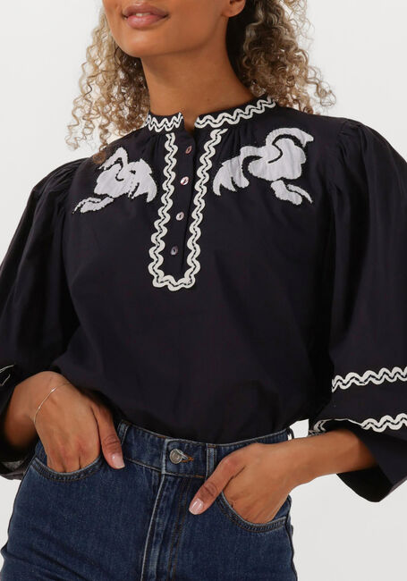 Dunkelblau ANTIK BATIK Blusen DALI BLOUSE - large