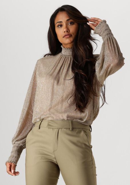 Beige MOS MOSH Blusen XIMENA GLAM LS BLOUSE - large
