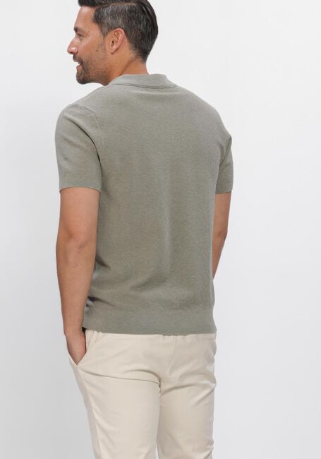 Gr&uuml;ne PROFUOMO Polo-Shirt POLO OPEN COLLAR LUXURY BASIC - large