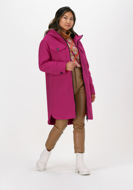 Rosane BEAUMONT Teddy-Jacke BOUCLE LONG HOODED JACKET - large