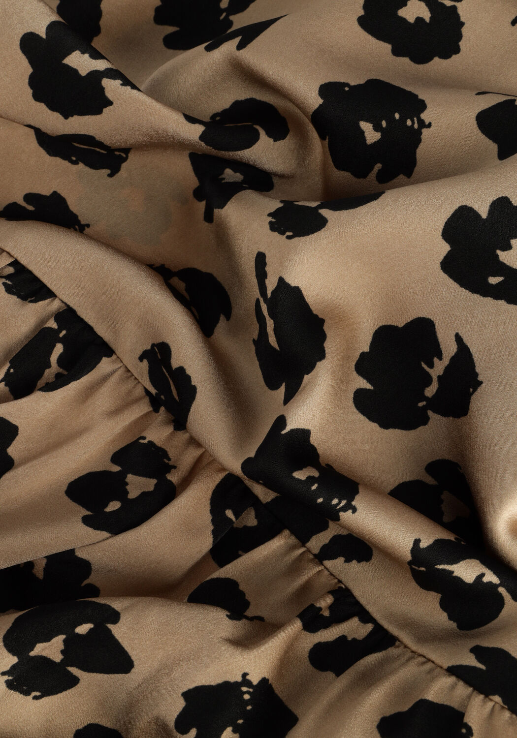 Taupe NEO NOIR Midikleid LAYLI DISTRESSED DOT DRESS - large