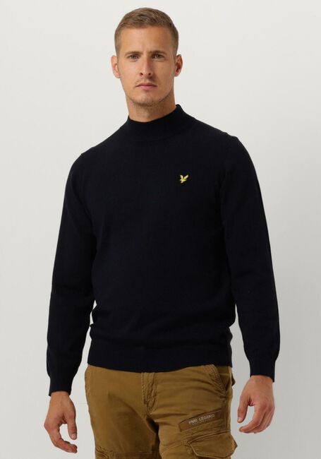 Dunkelblau LYLE & SCOTT Rollkragenpullover ROLL NECK JUMPER - large