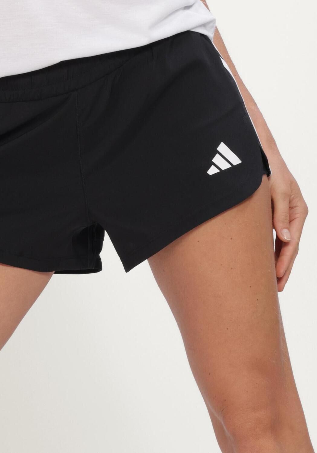 Schwarze ADIDAS Kurze Hose PACER 2IN1 - large
