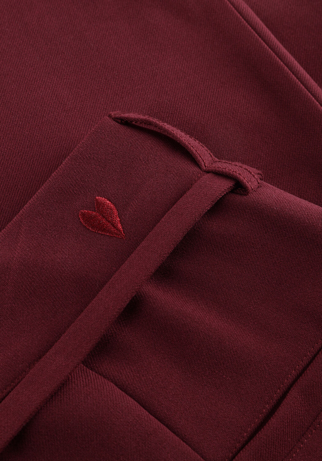 Bordeaux FABIENNE CHAPOT Weite Hose NELSAN TROUSERS - large