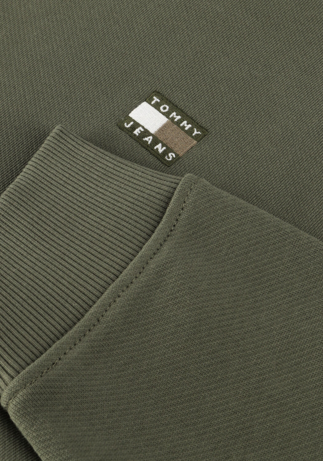 Dunkelgr&uuml;n TOMMY JEANS Pullover TJM REG BADGE CREW EXT - large