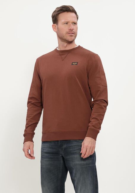 Braune PME LEGEND Sweatshirt CREWNECK AMERICAN CLASSIC - large