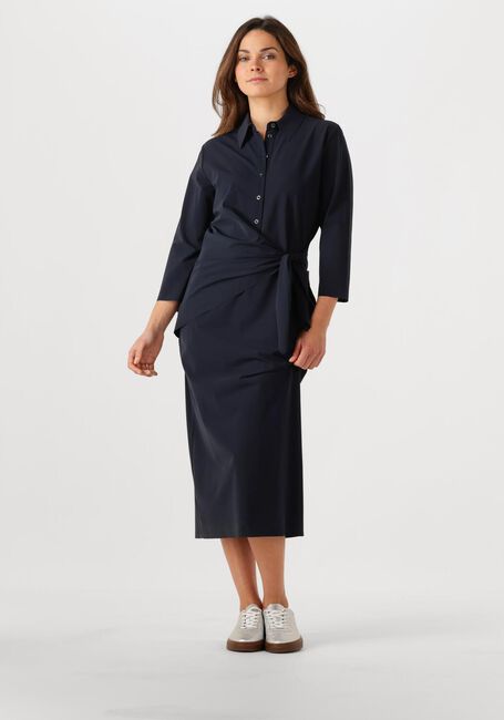 Schwarze PENN & INK Midikleid DRESS NAVY - large