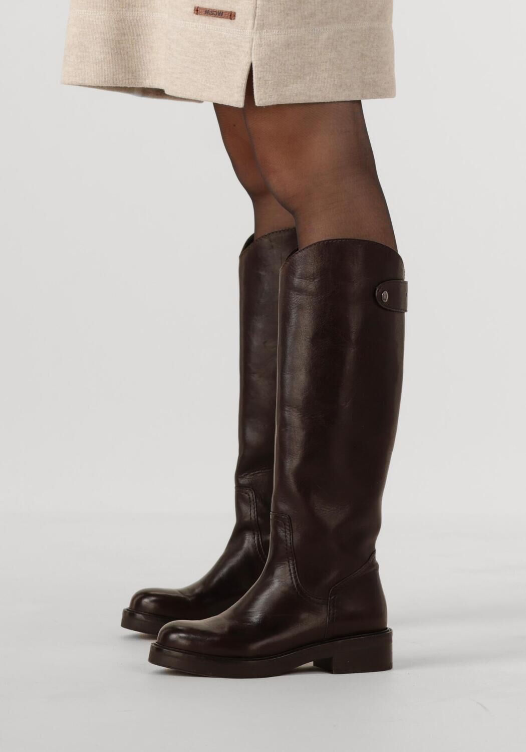 Braune VIA VAI Hohe Stiefel LUCIA RUMI - large