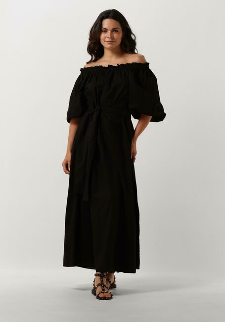 Schwarze NOTRE-V Maxikleid NV-DANYA OFF SHOULDER DRESS - large