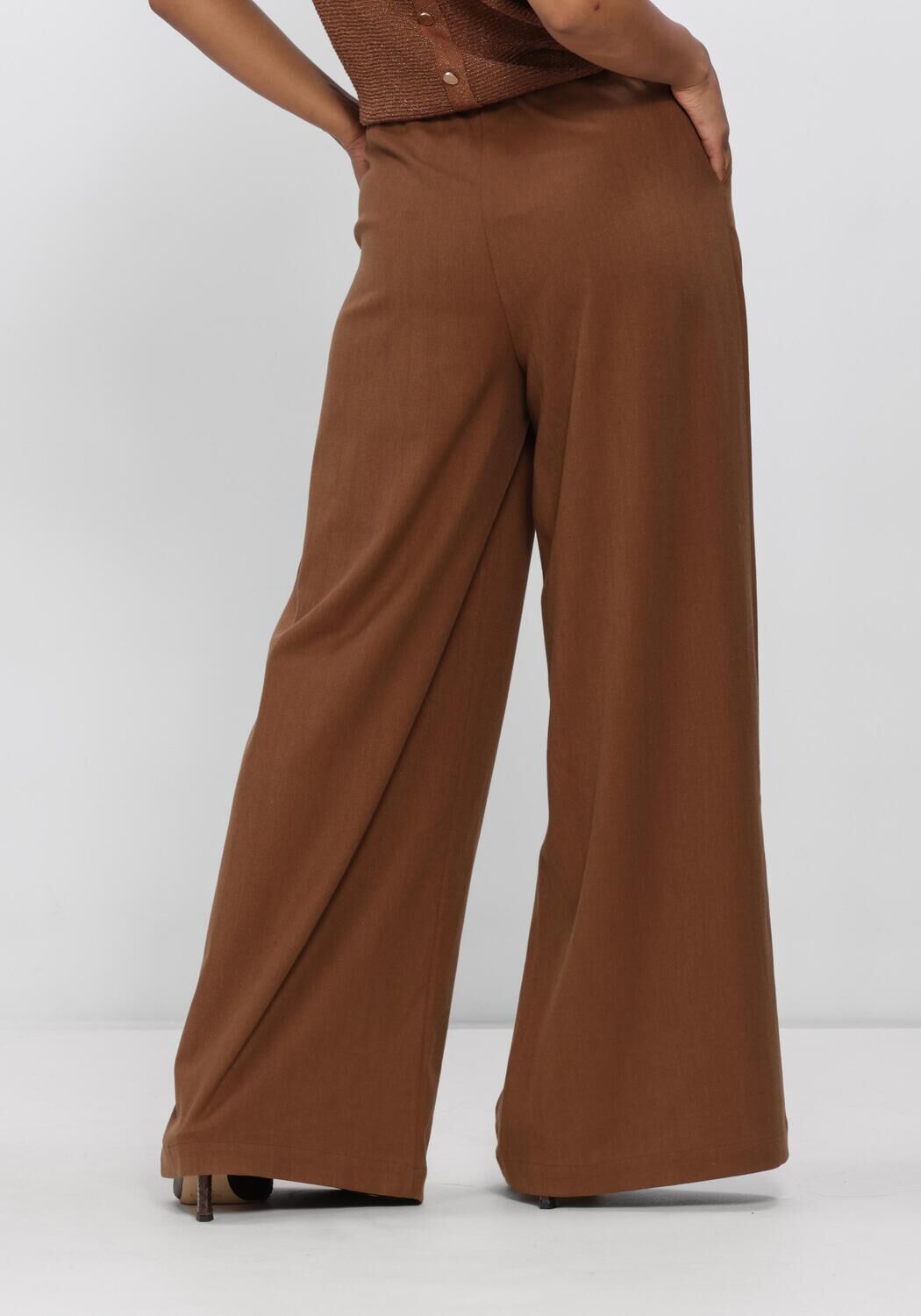 Braune NUKUS Weite Hose BODINE PANTS - large