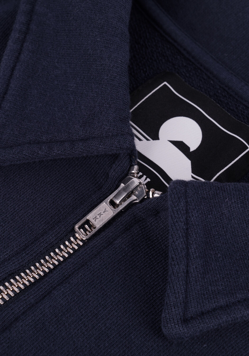 Dunkelblau EDWIN Polo-Shirt ZIPPED POLO HEAVY FELPA - large