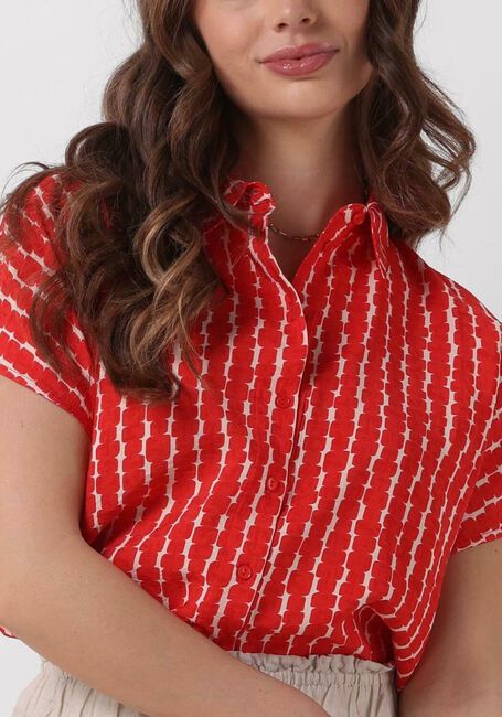 Rote BY-BAR Bluse KARLY RED GROOVE BLOUSE - large