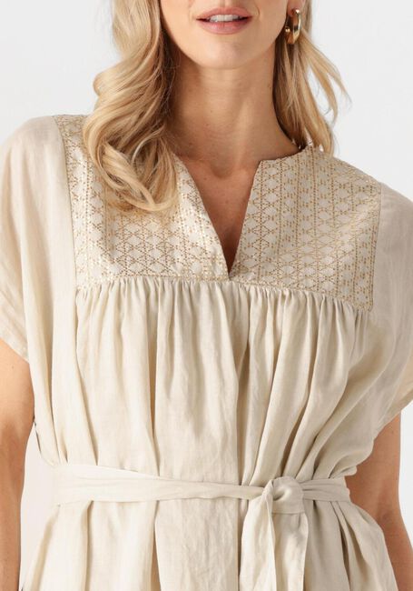 Beige GREEK ARCHAIC KORI Maxikleid 430825 - large
