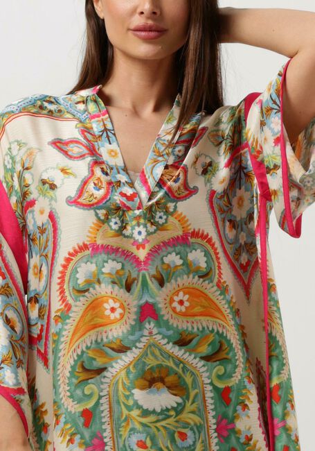 Mehrfarbige/Bunte ACCESS Midikleid DRESS PRINTED LOOSE - large