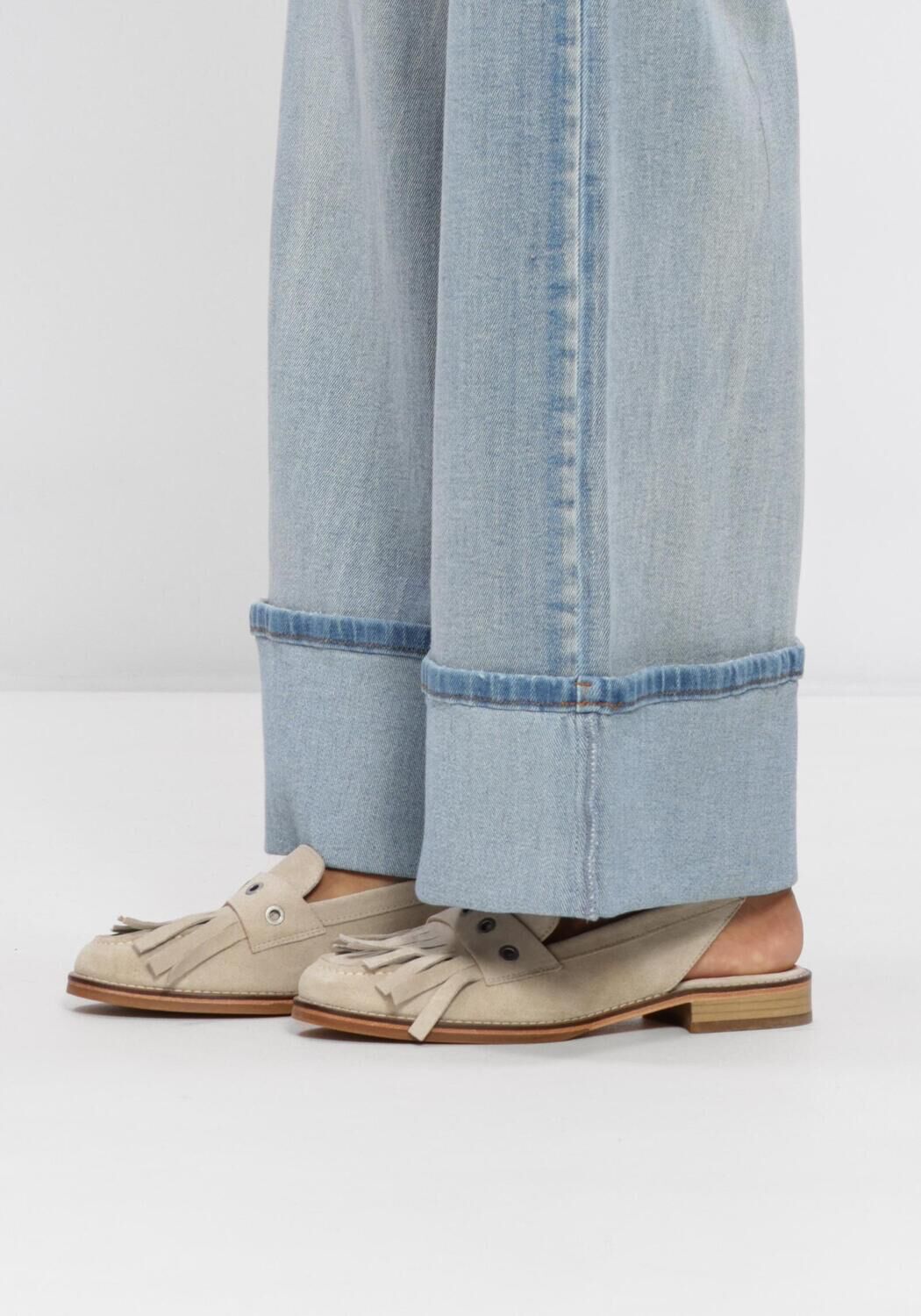 Beige SHABBIES Slingbacks FES - large